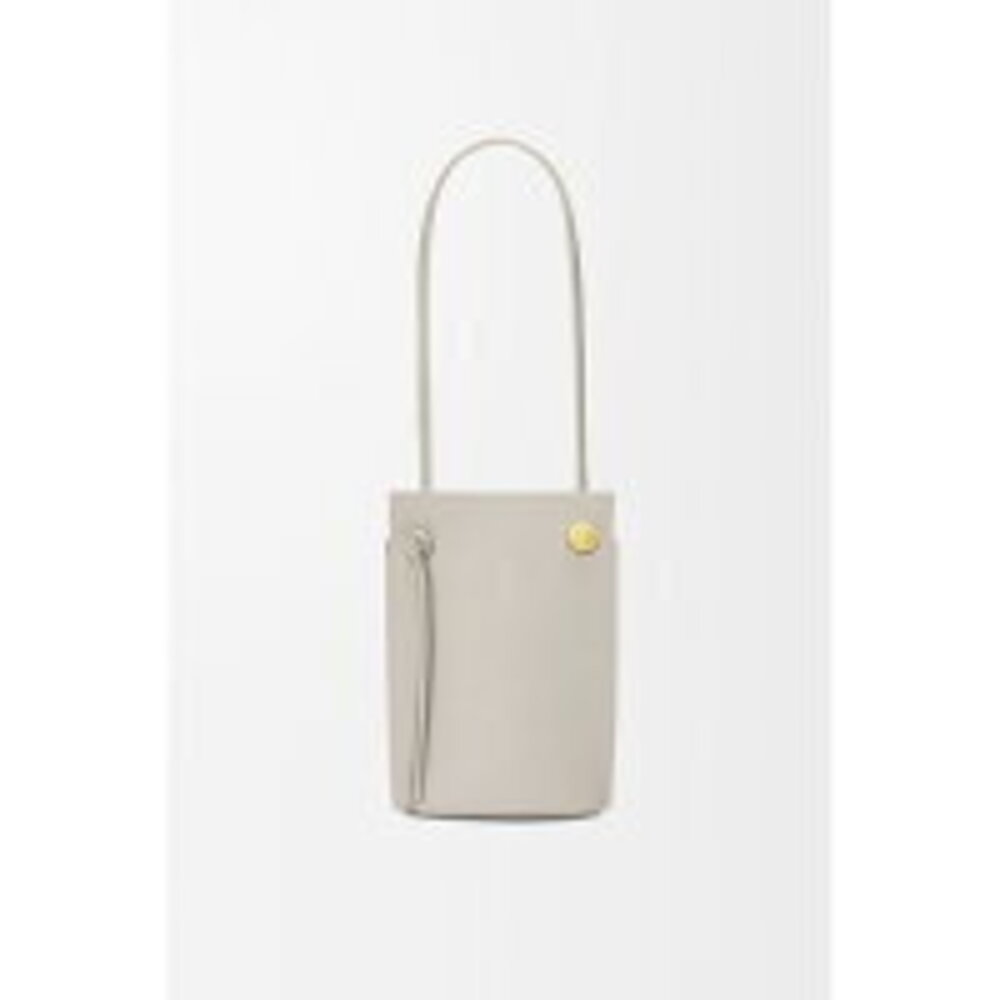 LOEWE Spring Summer Pebble Dice Pocket Bag Shell Gray - Picture 2 of 5